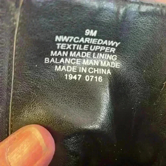 Nine West Black Suede Booties 4.5” Heel With Wide Black Elastic Design Size9 - Picture 9 of 9